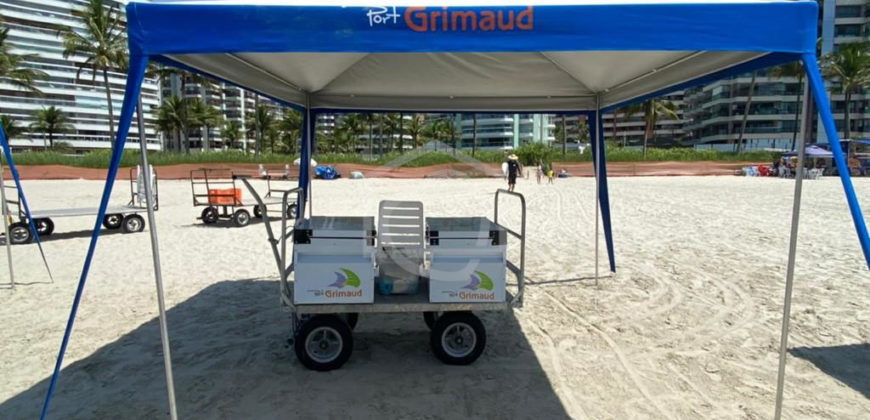 Apartamento à venda pé na areia na Riviera mod. 06 rv015