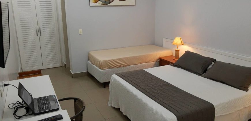 Flat no Amarilis Riviera de São Lourenço rt019