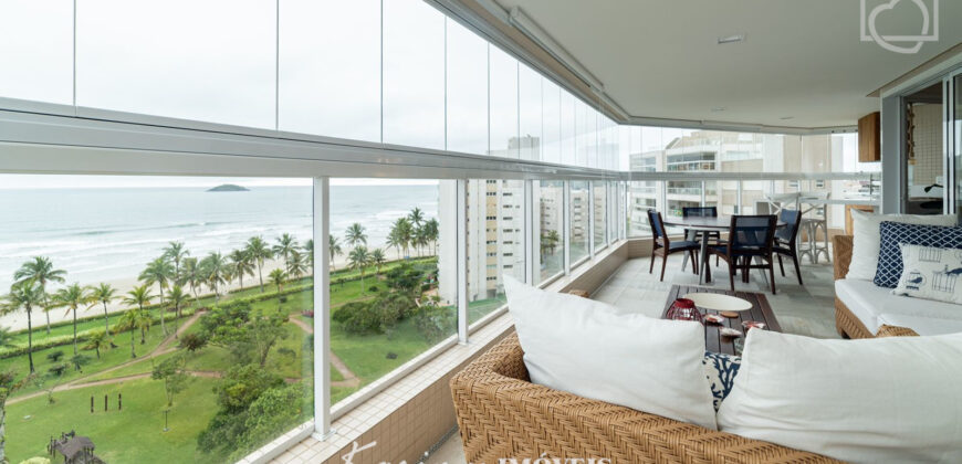 Apartamento pé na areia Riviera frente para o Mar rt026