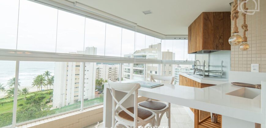 Apartamento pé na areia Riviera frente para o Mar rt026