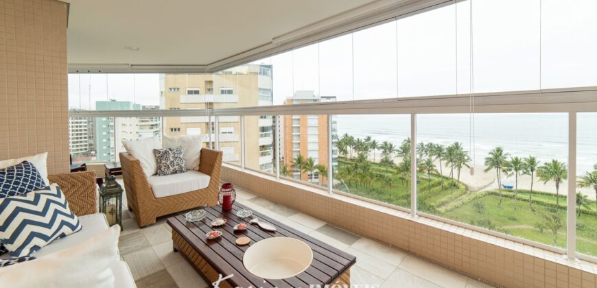Apartamento pé na areia Riviera frente para o Mar rt026