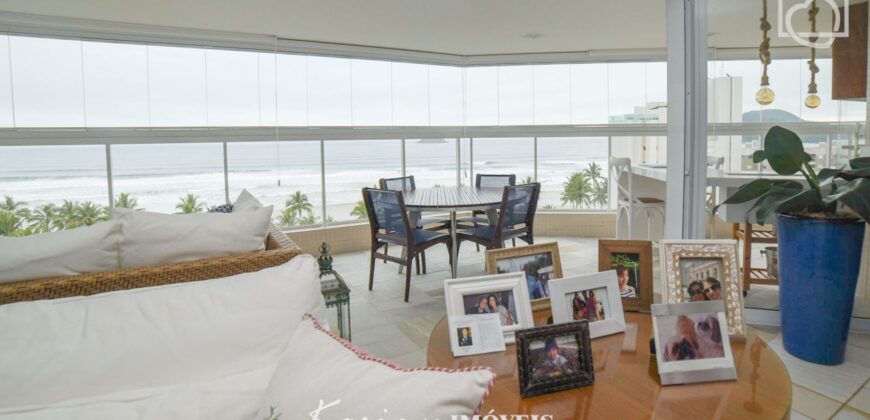 Apartamento pé na areia Riviera frente para o Mar rt026