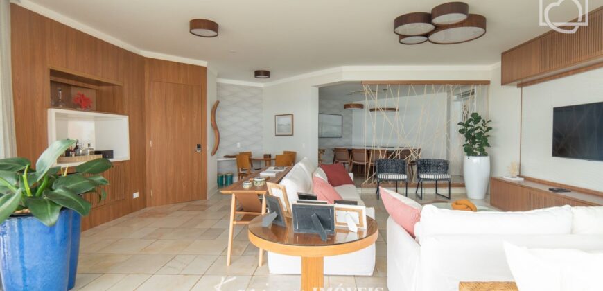 Apartamento pé na areia Riviera frente para o Mar rt026